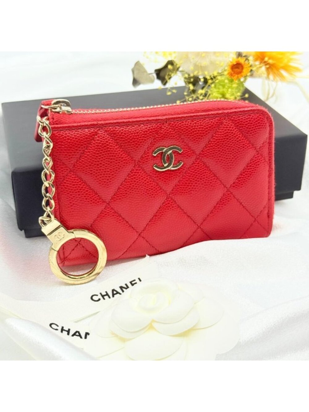 Chanel Coin Purse With Chain